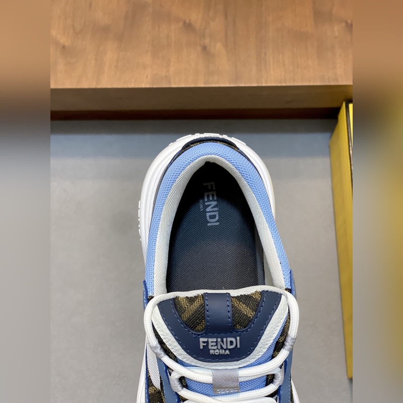 [ FENDI]芬迪 -高端品質(zhì) 原單 休閑運(yùn)動鞋 -鞋面： 納帕小牛皮、荔紋