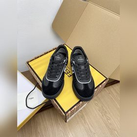 情侶款 頂級版本代購級Fendi芬迪match系列 情侶款 膠片 休閑 運動鞋