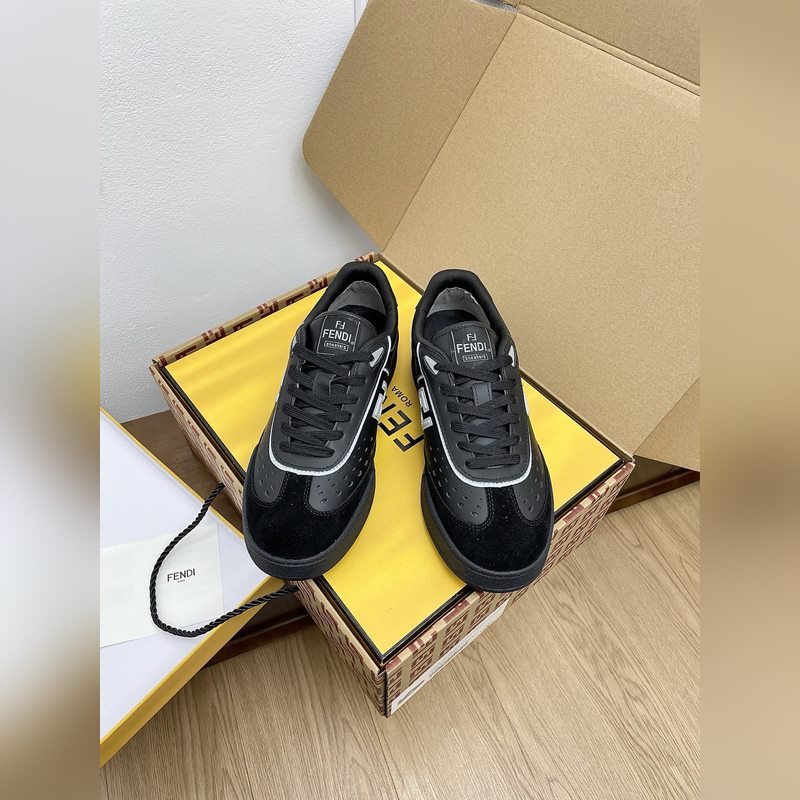 情侶款 頂級版本代購級Fendi芬迪match系列 情侶款 膠片 休閑 運動鞋
