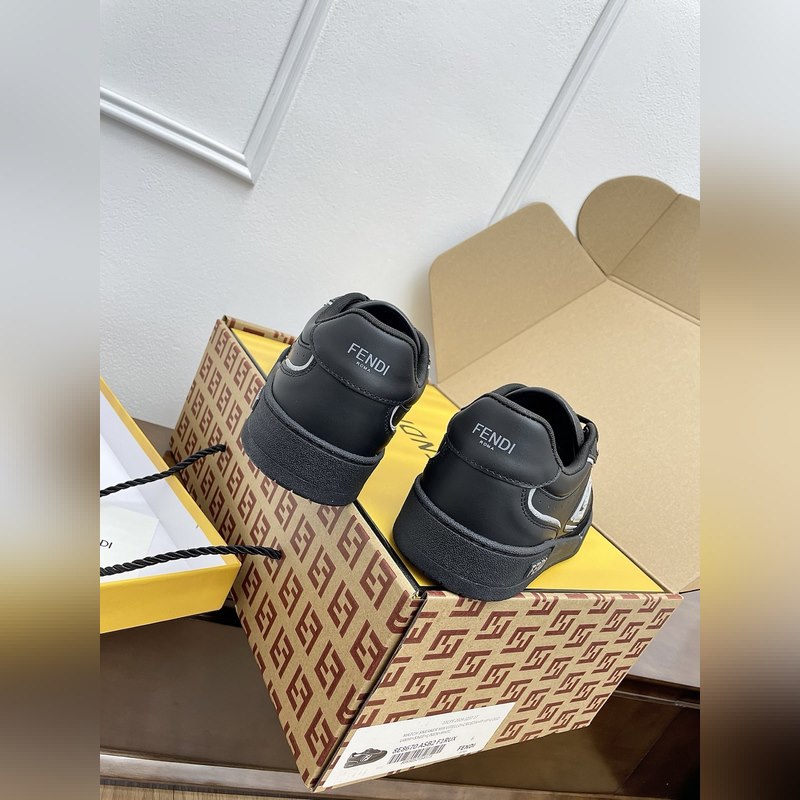 情侶款 頂級版本代購級Fendi芬迪match系列 情侶款 膠片 休閑 運動鞋