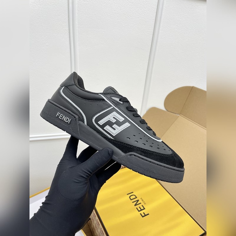 情侶款 頂級版本代購級Fendi芬迪match系列 情侶款 膠片 休閑 運動鞋