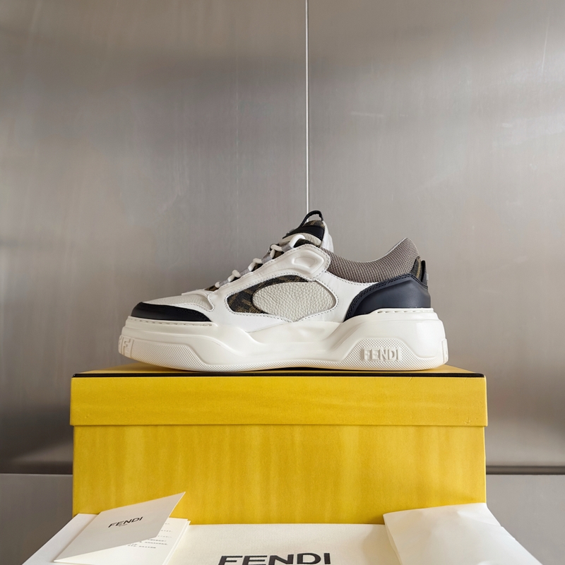 頂級版本：男款 Fendi 芬迪 最新 Force系列 FF厚底 休閑 運動鞋