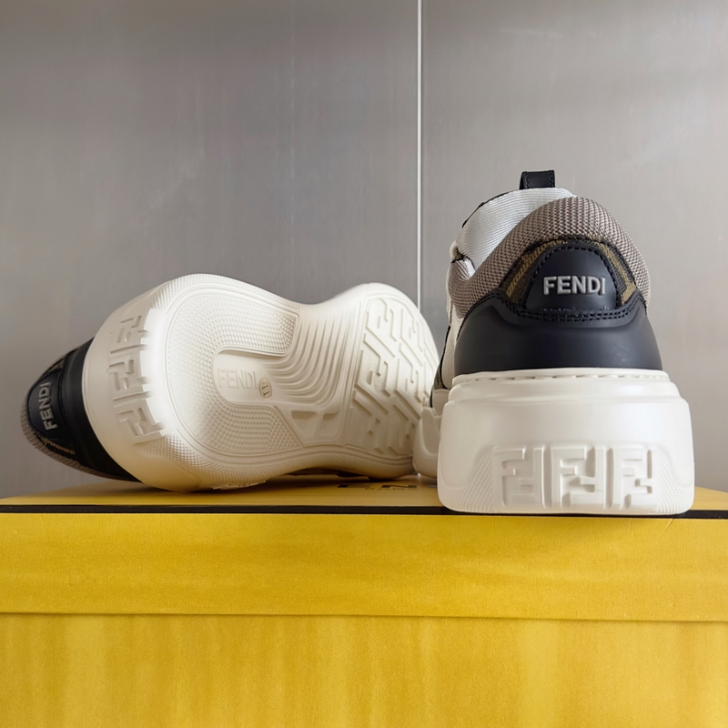 頂級版本：男款 Fendi 芬迪 最新 Force系列 FF厚底 休閑 運動鞋