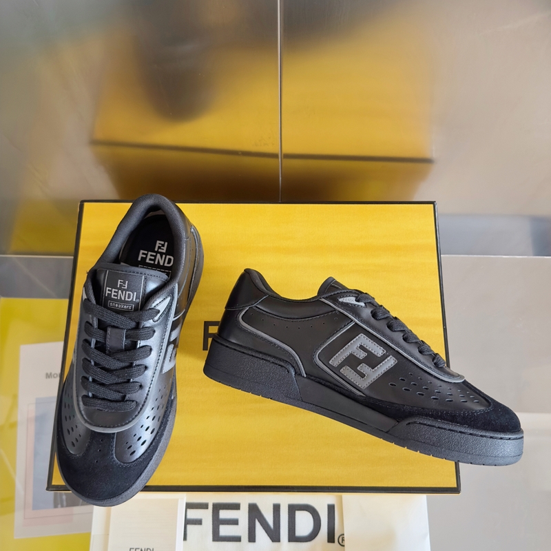 Fendi芬迪match系列 情侶款 膠片 休閑 運動鞋 闆鞋 原版購入開發 做