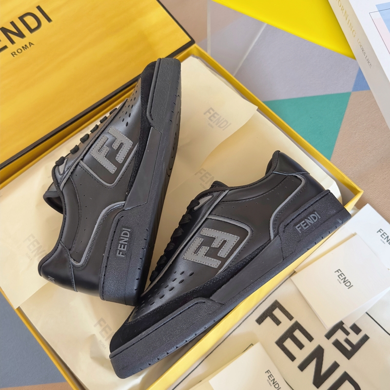 Fendi芬迪match系列 情侶款 膠片 休閑 運動鞋 闆鞋 原版購入開發 做