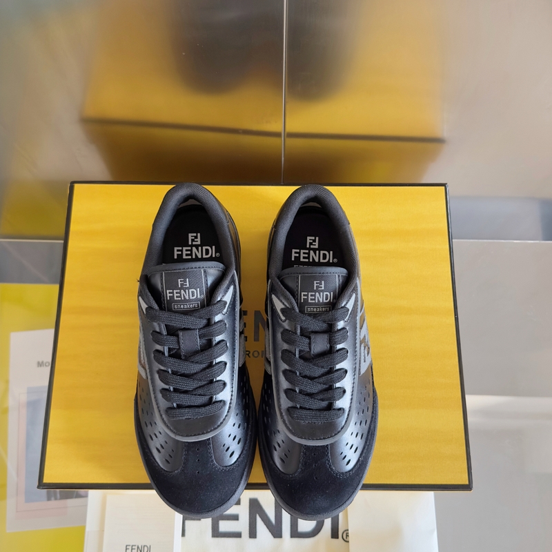 Fendi芬迪match系列 情侶款 膠片 休閑 運動鞋 闆鞋 原版購入開發 做