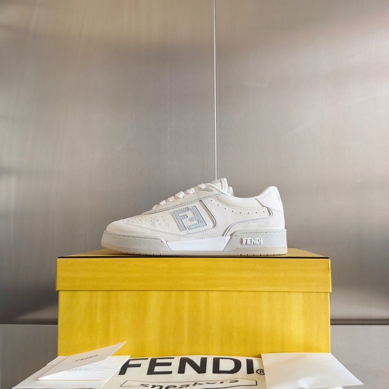 頂級版本：情侶款 布面 Fendi芬迪match系列 情侶款 膠片 休閑 運動鞋