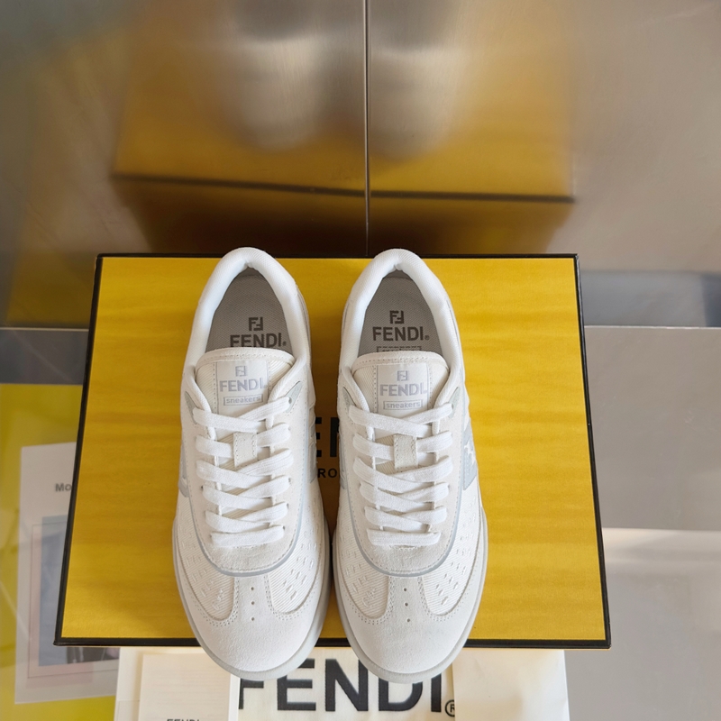 頂級版本：情侶款 布面 Fendi芬迪match系列 情侶款 膠片 休閑 運動鞋
