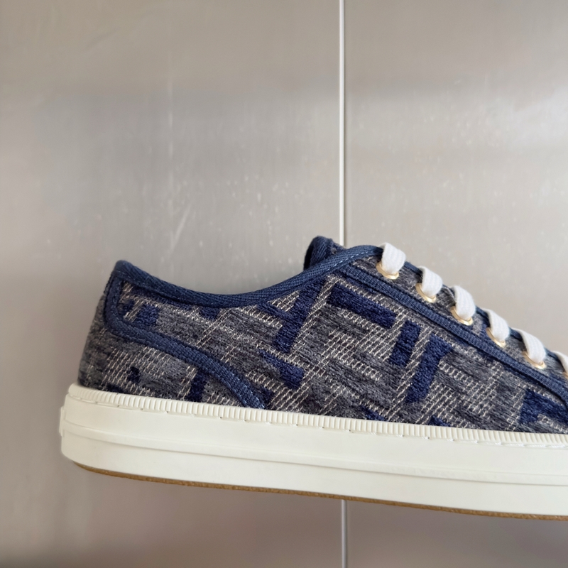 Fendi芬迪Domino系列 老花FF帆布 情侶款 休閑 運動鞋 滑闆鞋 原版