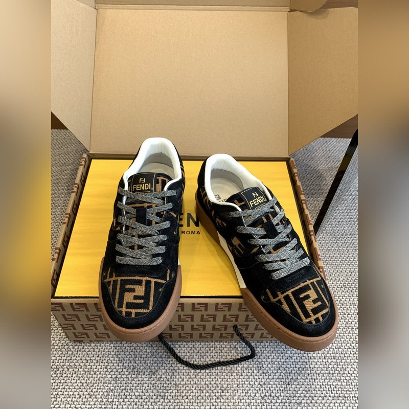 新色 Fendi芬迪闆鞋 休閑運動鞋 情侶款 設計師Kim Jones打造的首