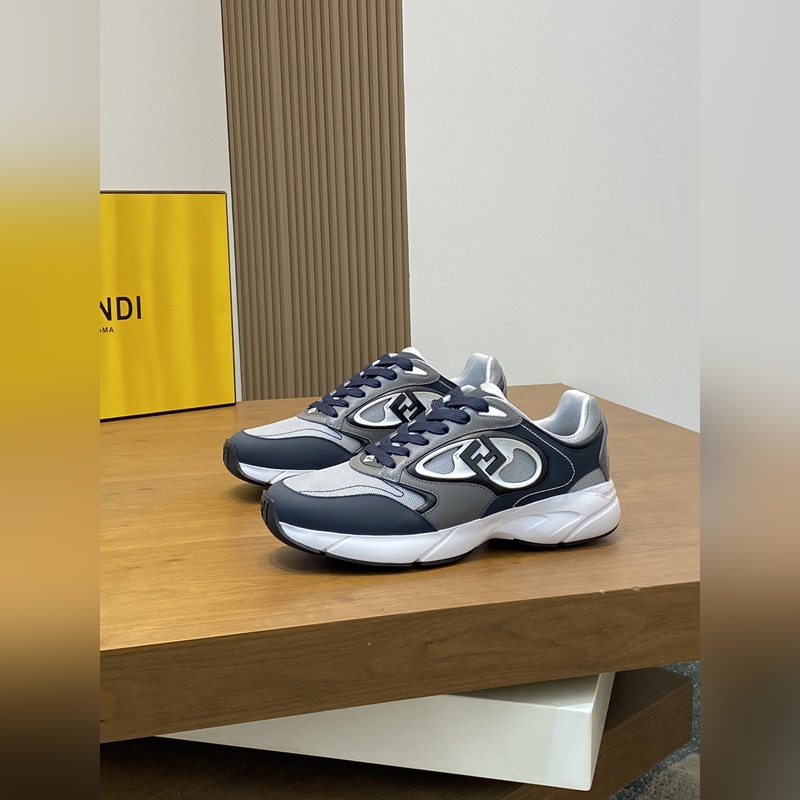 [FENDI]芬迪 -高端品質(zhì) 原單 休閑運(yùn)動(dòng)鞋 -鞋面： 納帕小牛皮、絲綢小