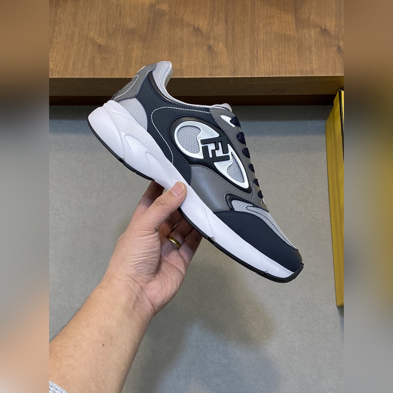 [FENDI]芬迪 -高端品質(zhì) 原單 休閑運(yùn)動(dòng)鞋 -鞋面： 納帕小牛皮、絲綢小