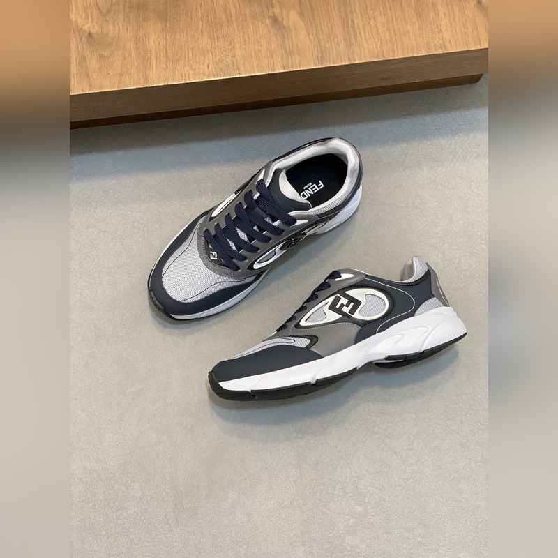 [FENDI]芬迪 -高端品質(zhì) 原單 休閑運(yùn)動(dòng)鞋 -鞋面： 納帕小牛皮、絲綢小