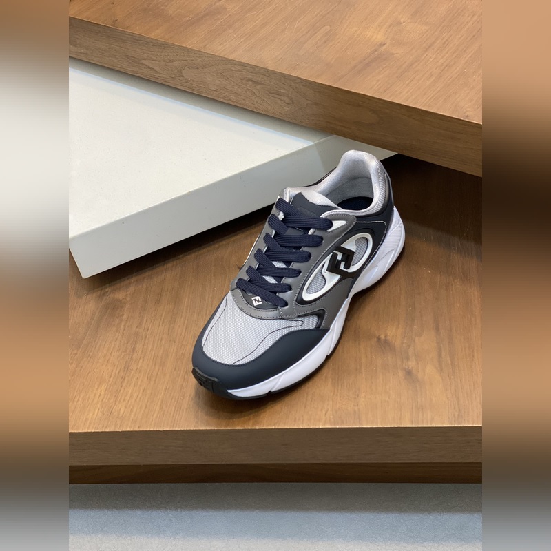 [FENDI]芬迪 -高端品質(zhì) 原單 休閑運(yùn)動(dòng)鞋 -鞋面： 納帕小牛皮、絲綢小