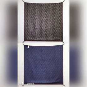 18姆米雙面 90x90cm斜紋真絲 芬迪 滿幅FF