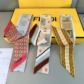 芬迪最讓人心動的絲巾終于出來啦，超有辨識 FENDI雙面佩戴束發帶絲巾 雙面可穿