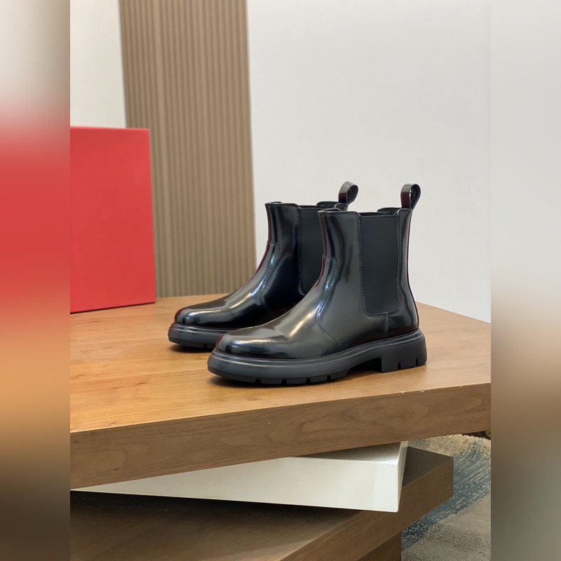 菲拉格慕.[Ferragamo]男士高幫靴，最新爆款，1：1原單代購品質，頂級狠