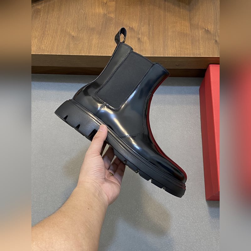 菲拉格慕.[Ferragamo]男士高幫靴，最新爆款，1：1原單代購品質，頂級狠