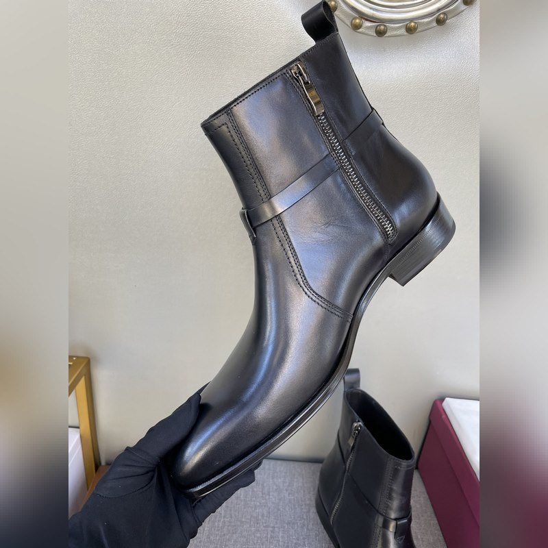 原單品質(zhì) 獨(dú)家新款 菲拉格慕ferragamo秋冬新款 高幫男鞋 精緻手工縫線