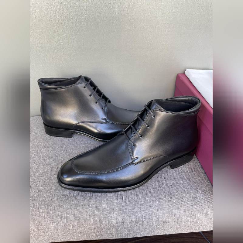 原單品質(zhì) 獨(dú)家新款 菲拉格慕ferragamo秋冬新款 高幫男鞋 精緻手工縫線