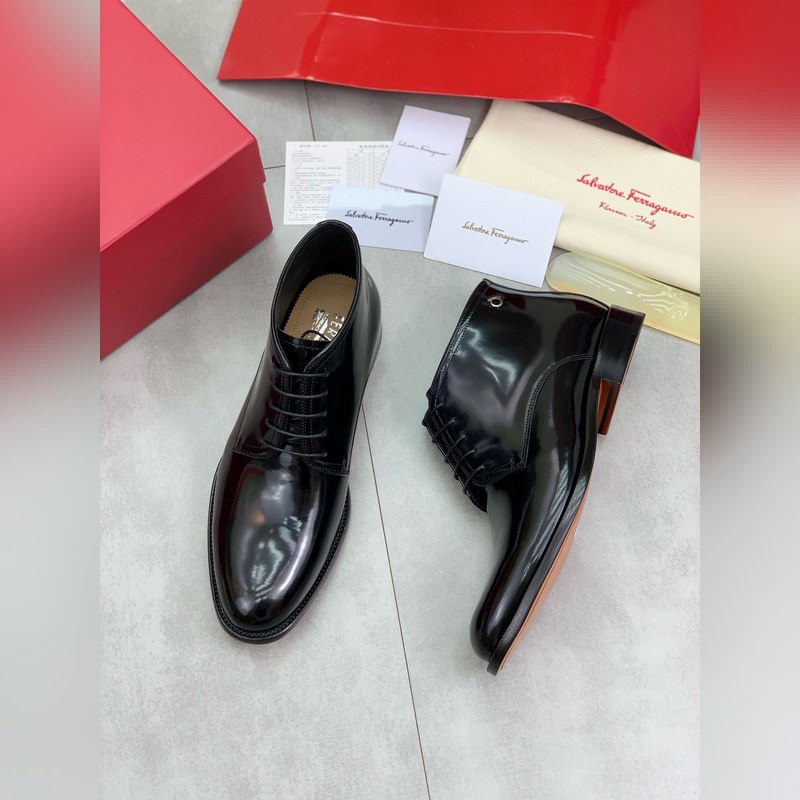 頂級品質(真皮大底系列)[Salvatore Ferragamo]菲拉格慕商務高