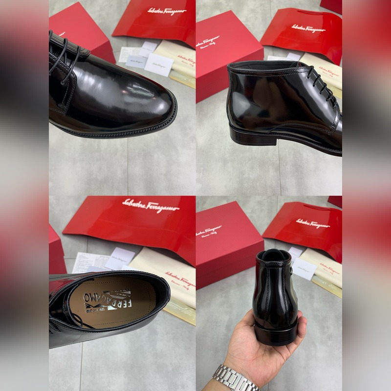 頂級品質(真皮大底系列)[Salvatore Ferragamo]菲拉格慕商務高