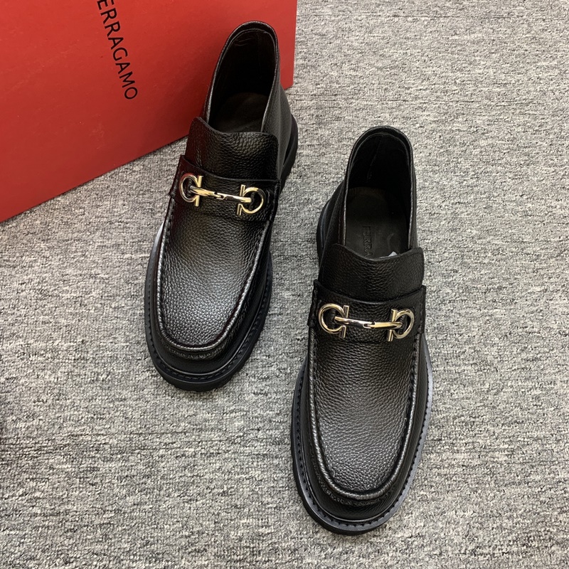 菲拉格慕.[Ferragamo]男士高幫靴，最新爆款，1：1原單代購品質，頂級狠