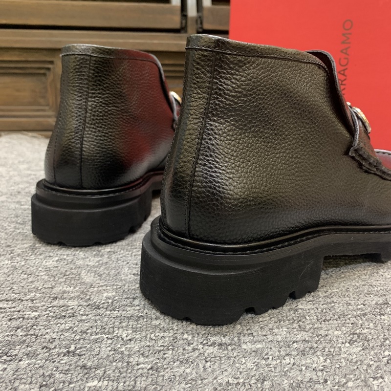菲拉格慕.[Ferragamo]男士高幫靴，最新爆款，1：1原單代購品質，頂級狠