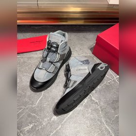 Ferragamo (菲拉格慕)。官網新品冬季中幫休閑鞋 更新 高品質休閑鞋 進