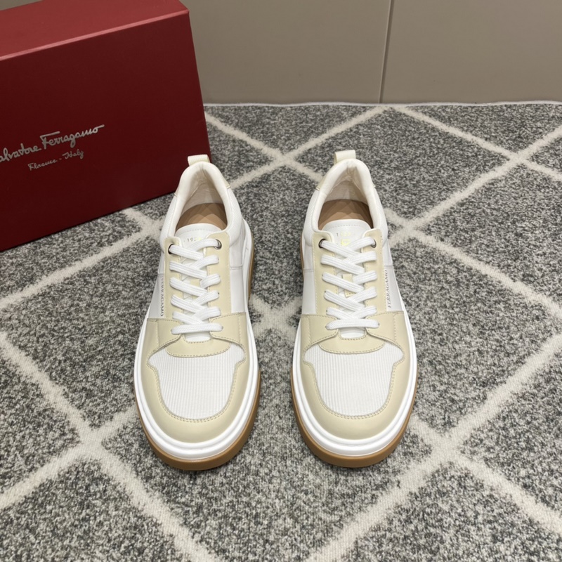 ferragamo菲拉格慕新款休閑鞋 時尚百搭 拼色經典搭款 鞋面采用進口小牛皮