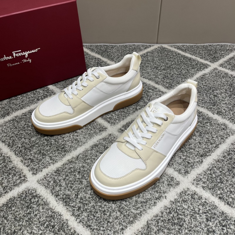 ferragamo菲拉格慕新款休閑鞋 時尚百搭 拼色經典搭款 鞋面采用進口小牛皮