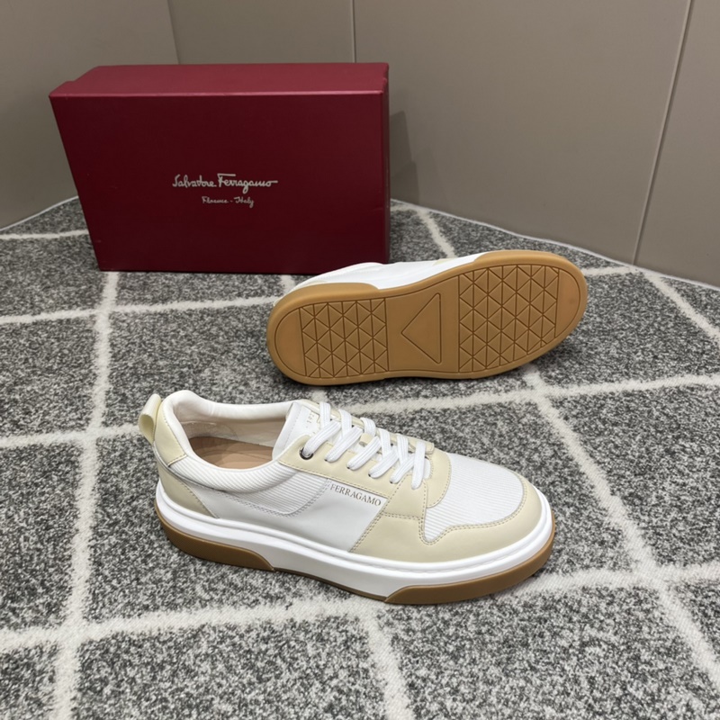 ferragamo菲拉格慕新款休閑鞋 時尚百搭 拼色經典搭款 鞋面采用進口小牛皮