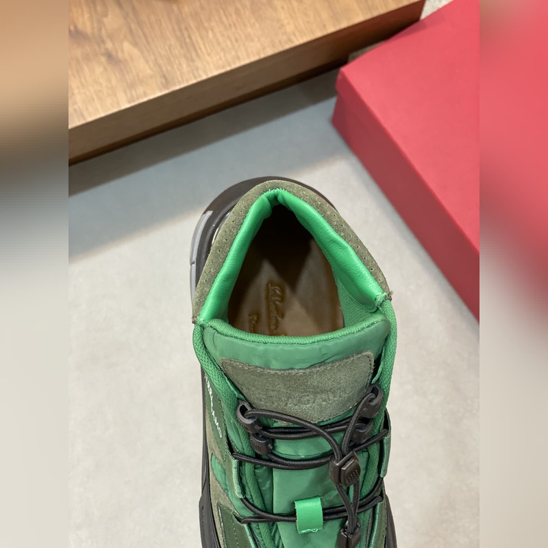 Ferragamo 菲拉格慕 官網新品冬季中幫休閑鞋 更新 高品質休閑鞋 進口頭