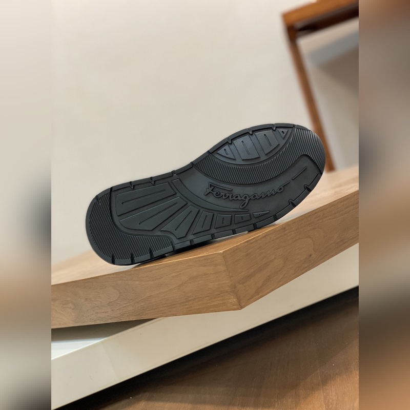 Ferragamo 菲拉格慕 官網新品冬季中幫休閑鞋 更新 高品質休閑鞋 進口頭