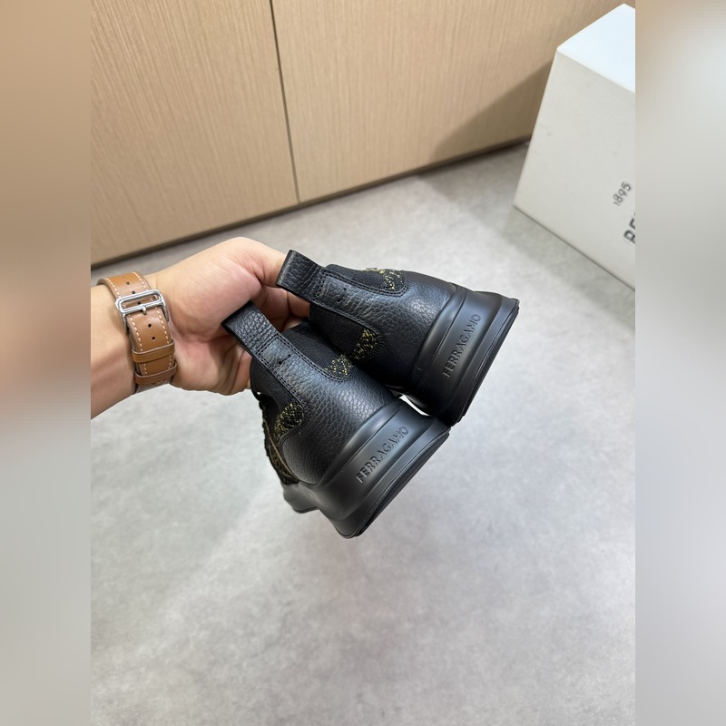 [ Ferragamo]菲拉格慕 -高端品質 原單·休閑運動鞋 -鞋面：進口 磨