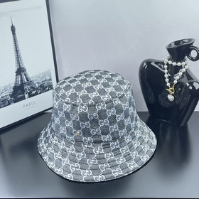 Gucci古奇新款原單小五金漁夫帽 輕盈透氣，時尚百搭配全套包裝