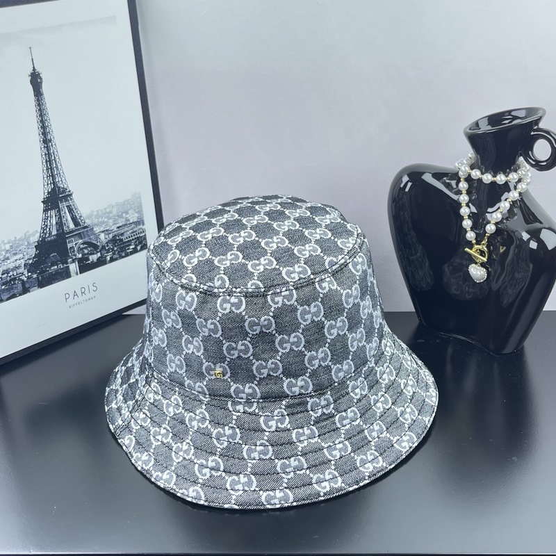 Gucci古奇新款原單小五金漁夫帽 輕盈透氣，時尚百搭配全套包裝