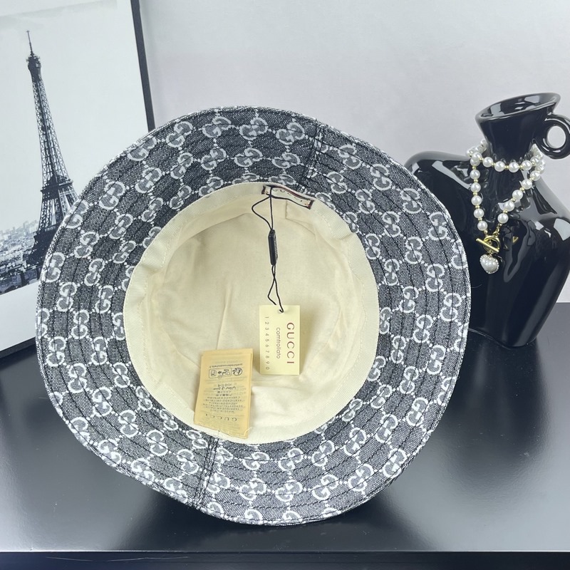 Gucci古奇新款原單小五金漁夫帽 輕盈透氣，時尚百搭配全套包裝