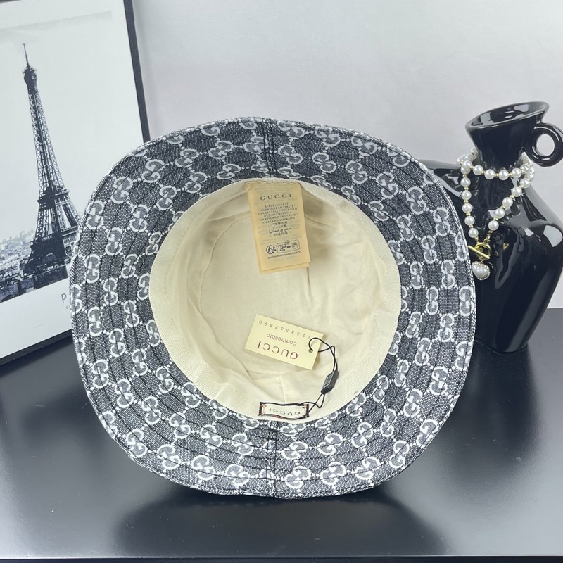 Gucci古奇新款原單小五金漁夫帽 輕盈透氣，時尚百搭配全套包裝