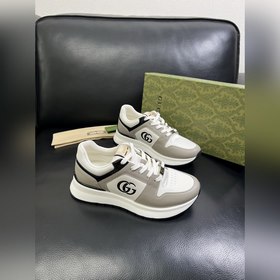 Gucci 頂級代購IT 古奇專櫃新款，原廠配置意大利進口牛皮搭配印花布面料，進