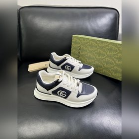 Gucci 頂級代購IT 古奇專櫃新款，原廠配置意大利進口牛皮搭配印花布面料，進