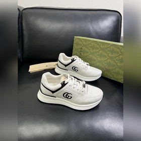 Gucci 頂級代購IT 古奇專櫃新款，原廠配置意大利進口牛皮搭配印花布面料，進