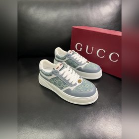 Gucci 頂級代購IT 古奇專櫃新款，原廠配置意大利進口牛皮搭配印花布面料，進
