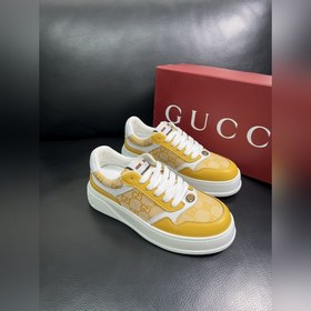 Gucci 頂級代購IT 古奇專櫃新款，原廠配置意大利進口牛皮搭配印花布面料，進
