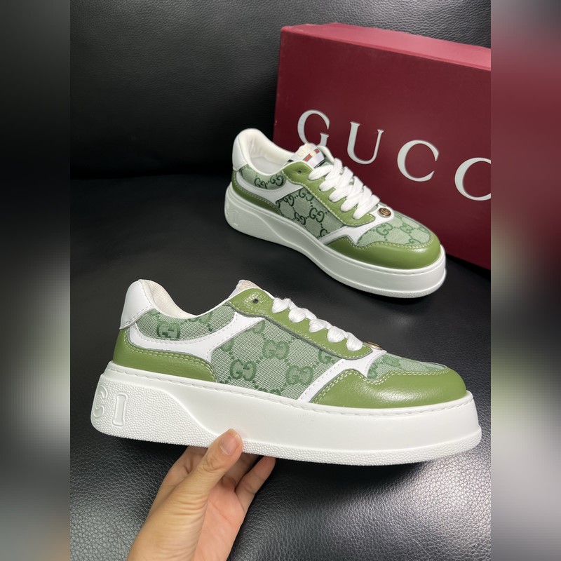 Gucci 頂級代購IT 古奇專櫃新款，原廠配置意大利進口牛皮搭配印花布面料，進