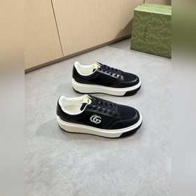 [Gucci]古馳 -高端品質(zhì) 原單·休閑運動鞋 -鞋面： 納帕小牛皮、品牌網(wǎng)帆