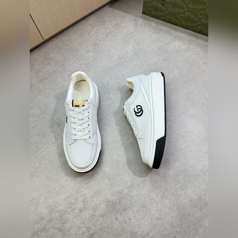 [Gucci]古馳 -高端品質 原單·休閑運動鞋 -鞋面： 納帕小牛皮、品牌網帆