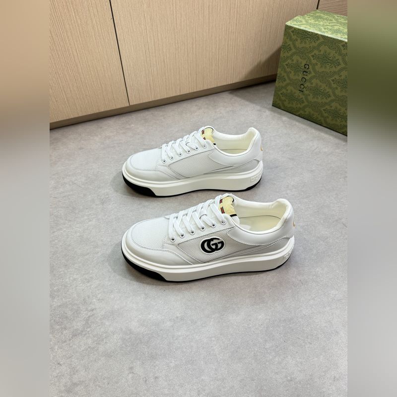 [Gucci]古馳 -高端品質 原單·休閑運動鞋 -鞋面： 納帕小牛皮、品牌網帆