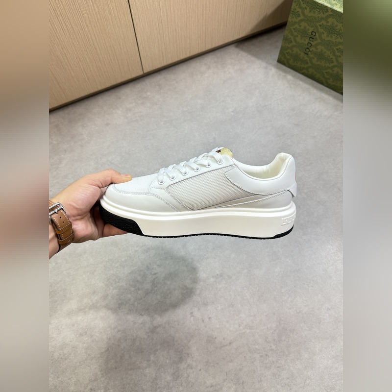 [Gucci]古馳 -高端品質 原單·休閑運動鞋 -鞋面： 納帕小牛皮、品牌網帆