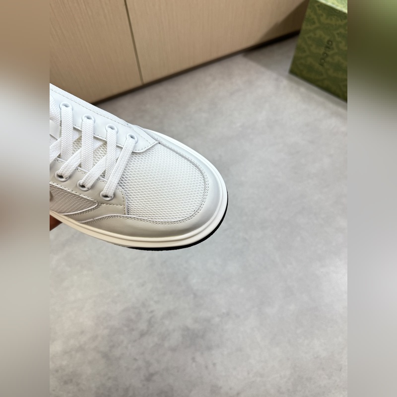 [Gucci]古馳 -高端品質 原單·休閑運動鞋 -鞋面： 納帕小牛皮、品牌網帆